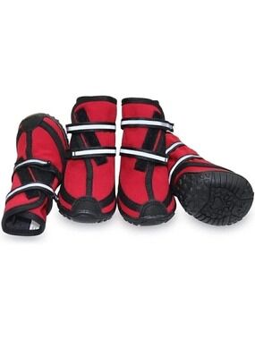 ⭐HOST PICK⭐Payanwin Dog Boots-Waterproof/Non-Slip/Lined Winter Dog Shoes, Size S